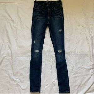 🌌hollister ripped jeggings🌌